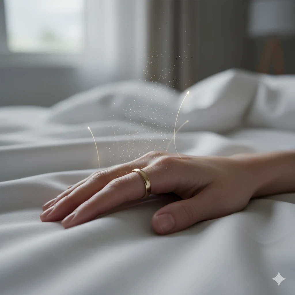 The Image depicting the ring size becomes more fit during the dayt time as compared to the night time